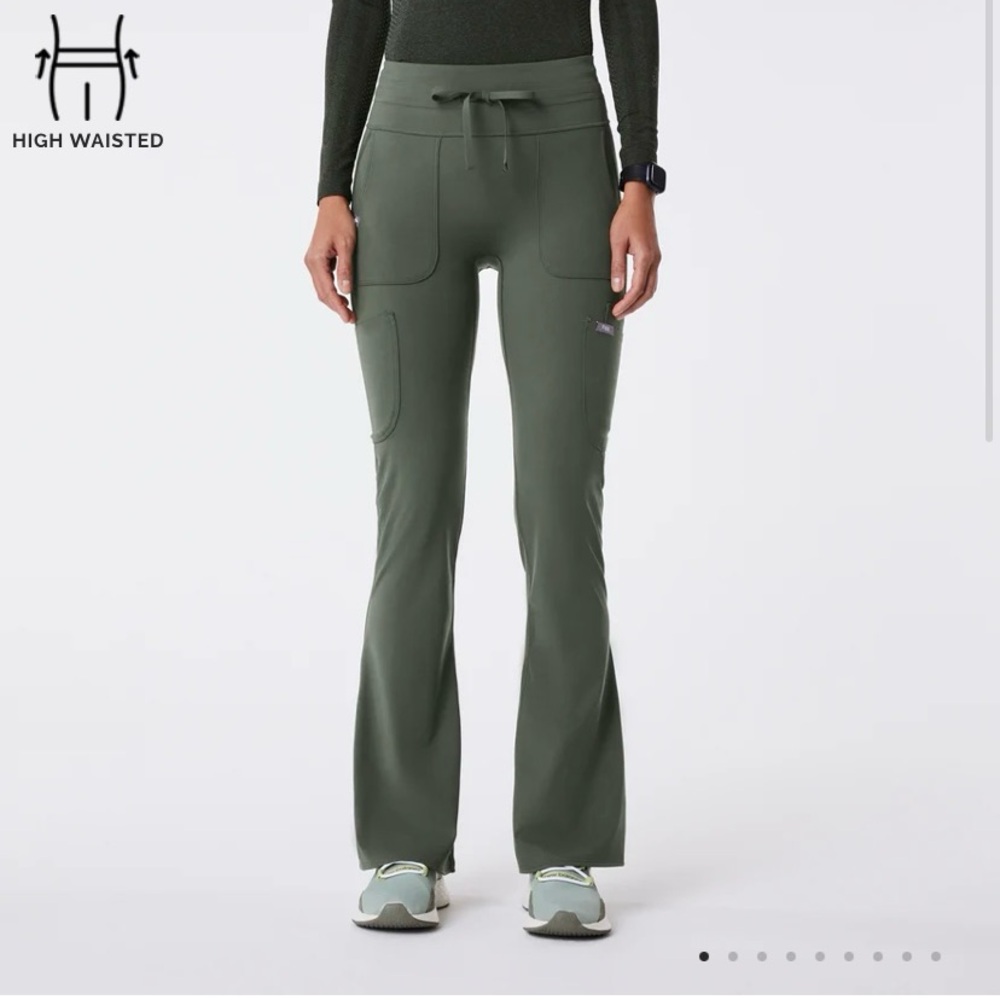 High Waisted FIGS Seville Flare ScrubLegging